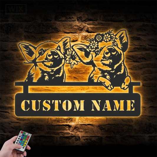 Love LED Metal Sign - Wix Decor