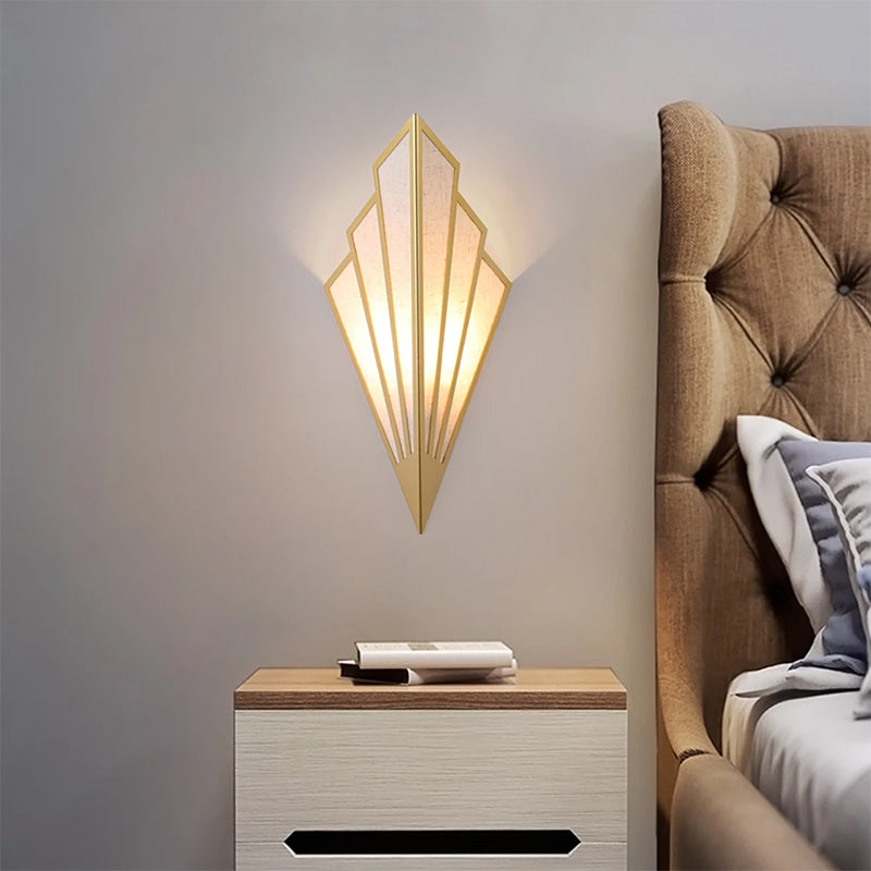 LED Wall Lamps Corridor Aisle Staircase Bedroom Wall Lights Hotel Bedside Lamp fanshaped Indoor Decoration Lighting E14 5W