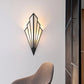 LED Wall Lamps Corridor Aisle Staircase Bedroom Wall Lights Hotel Bedside Lamp fanshaped Indoor Decoration Lighting E14 5W