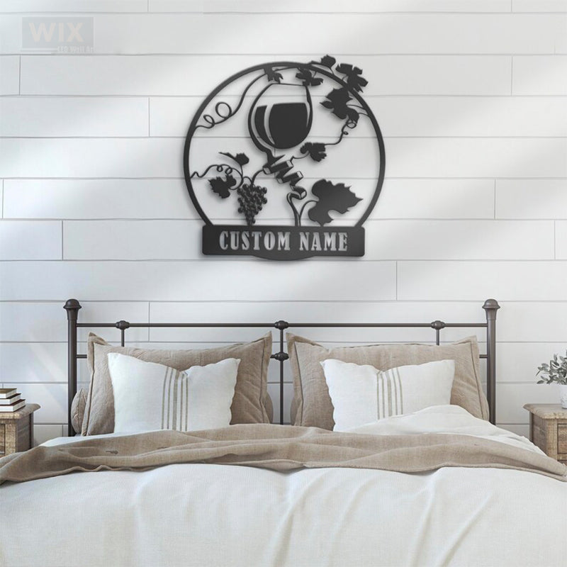 Wine LED Metal Sign - Wix Decor