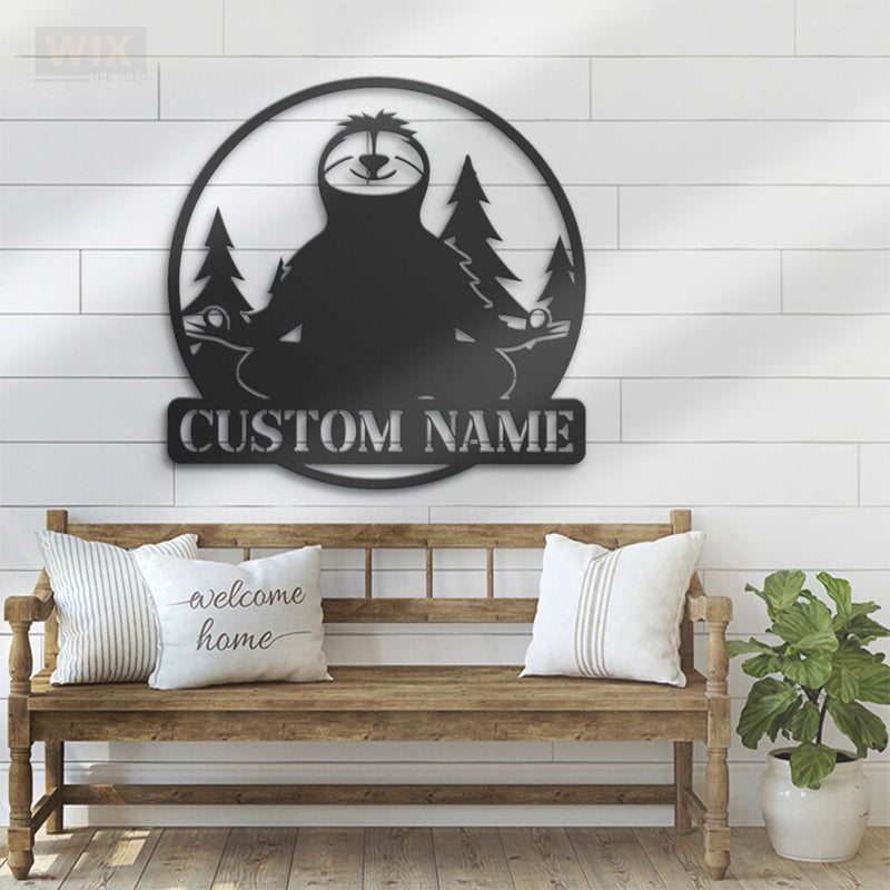 Yoga LED Metal Sign - Wix Decor