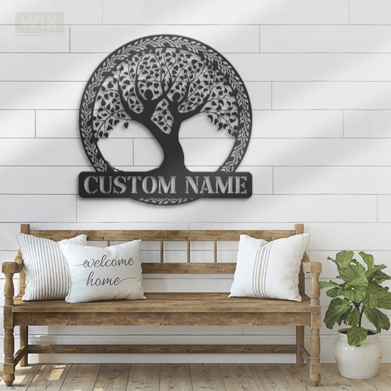 Yoga LED Metal Sign - Wix Decor