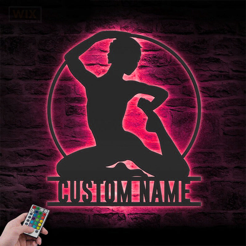 Yoga LED Metal Sign - Wix Decor