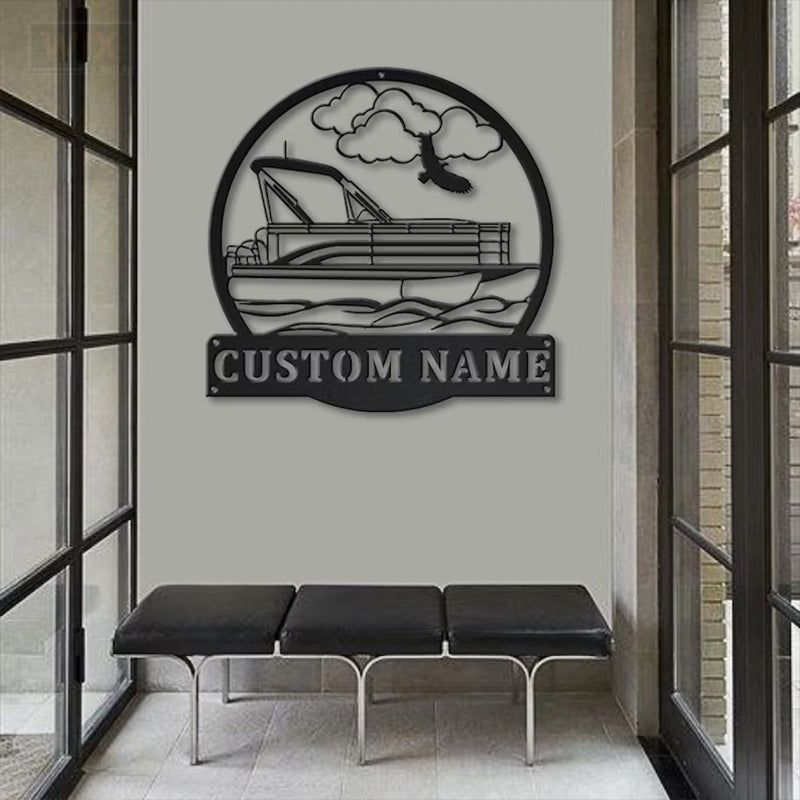 Lake House LED Metal Sign - Wix Decor
