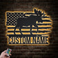 Deer Or Moose Hunting LED Metal Sign - Wix Decor
