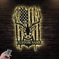 Deer Or Moose Hunting LED Metal Sign - Wix Decor