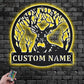 Deer Or Moose Hunting LED Metal Sign - Wix Decor