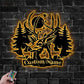 Deer Or Moose Hunting LED Metal Sign - Wix Decor