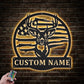 Deer Or Moose Hunting LED Metal Sign - Wix Decor