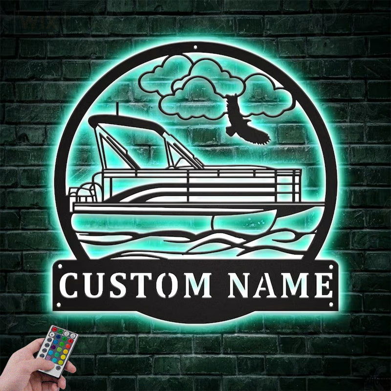 Lake House LED Metal Sign - Wix Decor