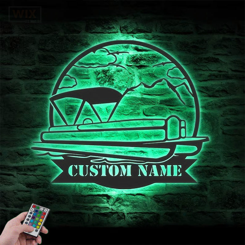 Lake House LED Metal Sign - Wix Decor