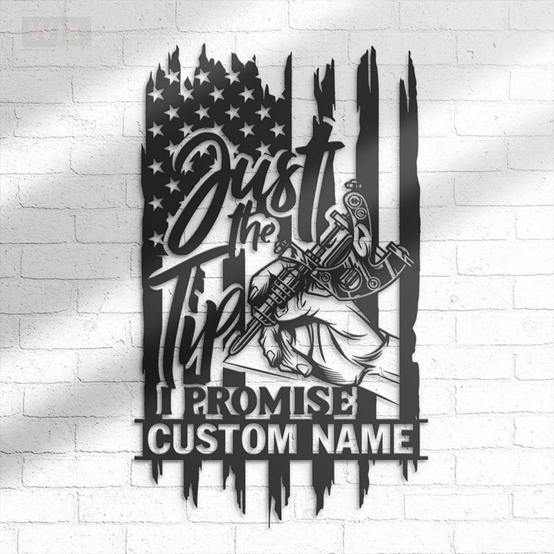 Tattoo Shop LED Metal Sign - Wix Decor
