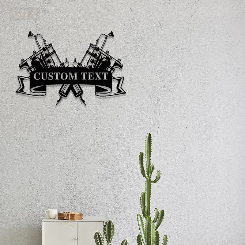Tattoo Shop LED Metal Sign - Wix Decor
