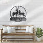 Deer Or Moose Hunting LED Metal Sign - Wix Decor