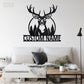 Deer Or Moose Hunting LED Metal Sign - Wix Decor