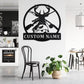 Deer Or Moose Hunting LED Metal Sign - Wix Decor