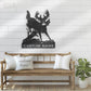 Deer Or Moose Hunting LED Metal Sign - Wix Decor