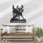 Deer Or Moose Hunting LED Metal Sign - Wix Decor