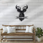 Deer Or Moose Hunting LED Metal Sign - Wix Decor