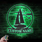 Lake House LED Metal Sign - Wix Decor