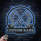 Golf LED Metal Sign 