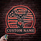 Deer Or Moose Hunting LED Metal Sign - Wix Decor