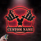 Tattoo Shop LED Metal Sign - Wix Decor