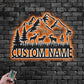 Deer Or Moose Hunting LED Metal Sign - Wix Decor