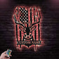 Deer Or Moose Hunting LED Metal Sign - Wix Decor