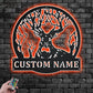 Deer Or Moose Hunting LED Metal Sign - Wix Decor