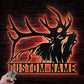 Deer Or Moose Hunting LED Metal Sign - Wix Decor
