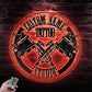Tattoo Shop LED Metal Sign - Wix Decor