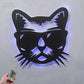 Cat Led Metal Sign - Wix Decor