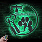 Cat Led Metal Sign - Wix Decor