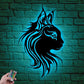 Cat Led Metal Sign - Wix Decor