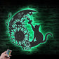 Cat Led Metal Sign - Wix Decor