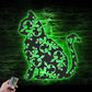 Cat Led Metal Sign - Wix Decor
