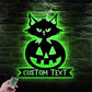 Cat Led Metal Sign - Wix Decor