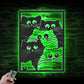 Cat Led Metal Sign - Wix Decor 