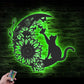 Cat Led Metal Sign - Wix Decor