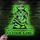 Cat Led Metal Sign - Wix Decor