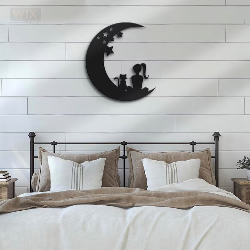 Cat Led Metal Sign - Wix Decor