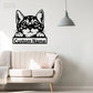 Cat Led Metal Sign - Wix Decor