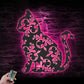 Cat Led Metal Sign - Wix Decor