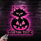 Cat Led Metal Sign - Wix Decor