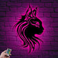 Cat Led Metal Sign - Wix Decor
