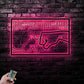 Cat Led Metal Sign - Wix Decor