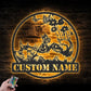 Cat Led Metal Sign - Wix Decor