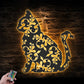 Cat Led Metal Sign - Wix Decor
