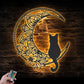 Cat Led Metal Sign - Wix Decor